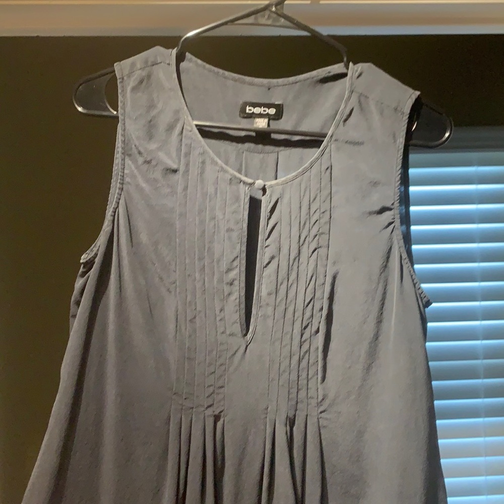 Black Bebe sleeveless shirt